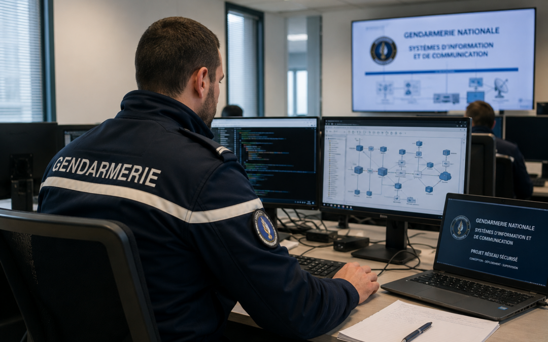 Chef de projet informatique et télécoms à la Gendarmerie nationale