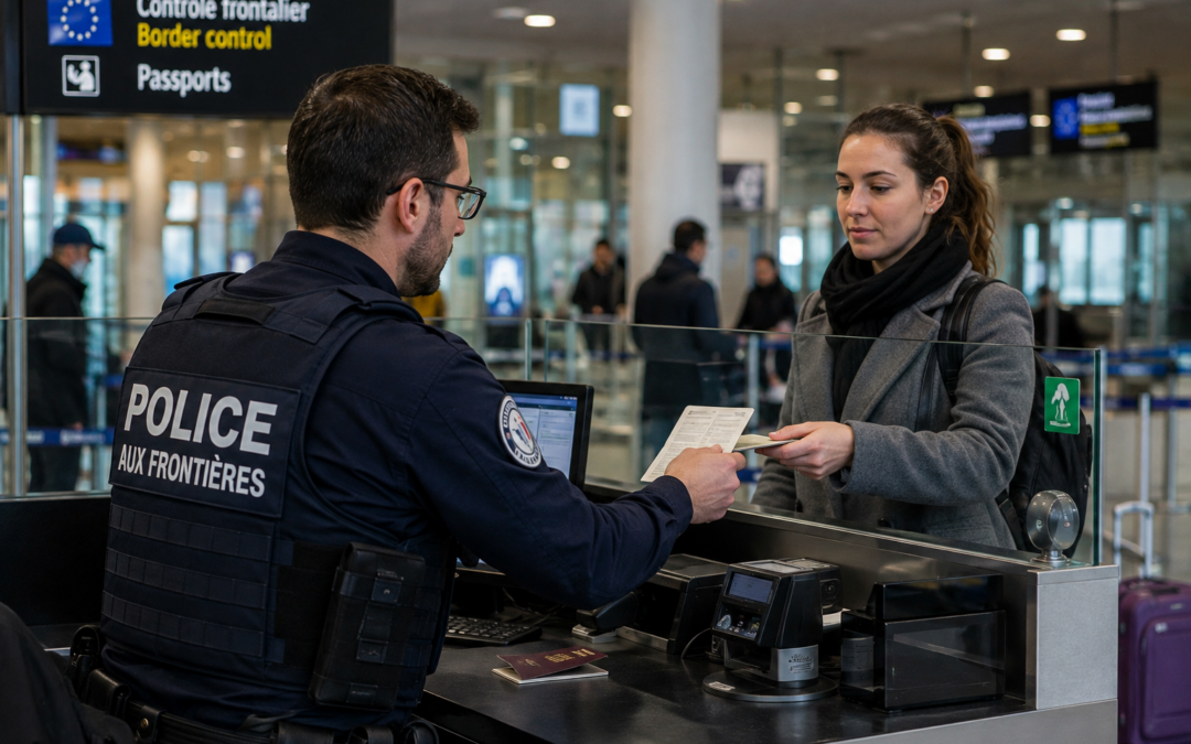 Policier adjoint chargé du contrôle des flux transfrontières