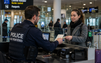 Policier adjoint chargé du contrôle des flux transfrontières