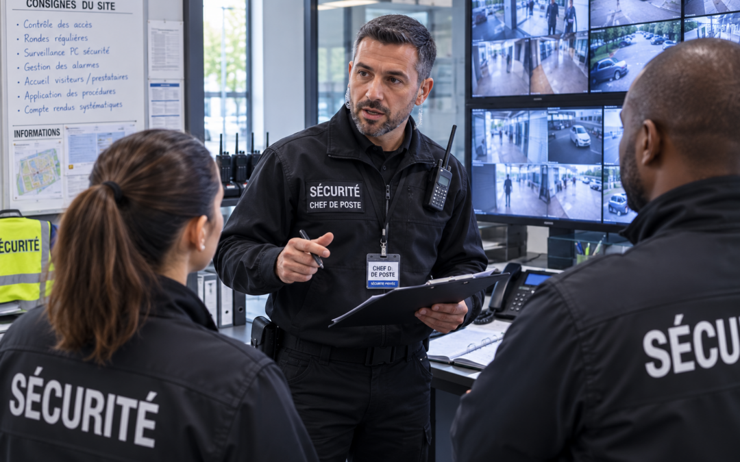 Agent de sécurité chef de poste