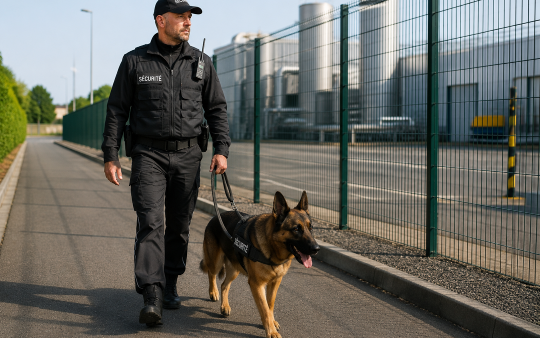 Agent de sécurité cynophile