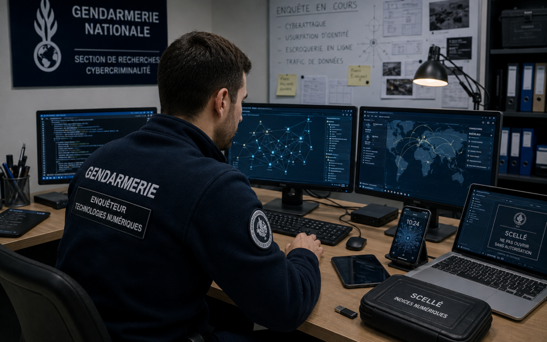 Enquêteur en technologies numériques de la Gendarmerie nationale