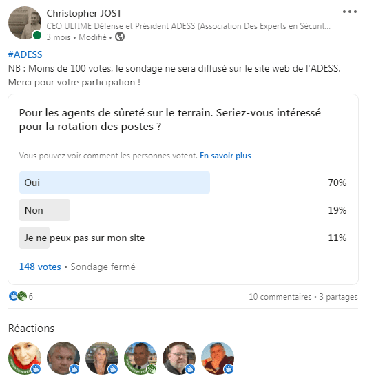 Rotation des postes