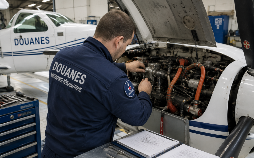 Contrôleur de maintenance aéronautique des douanes