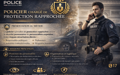 Policier chargé de protection rapprochée