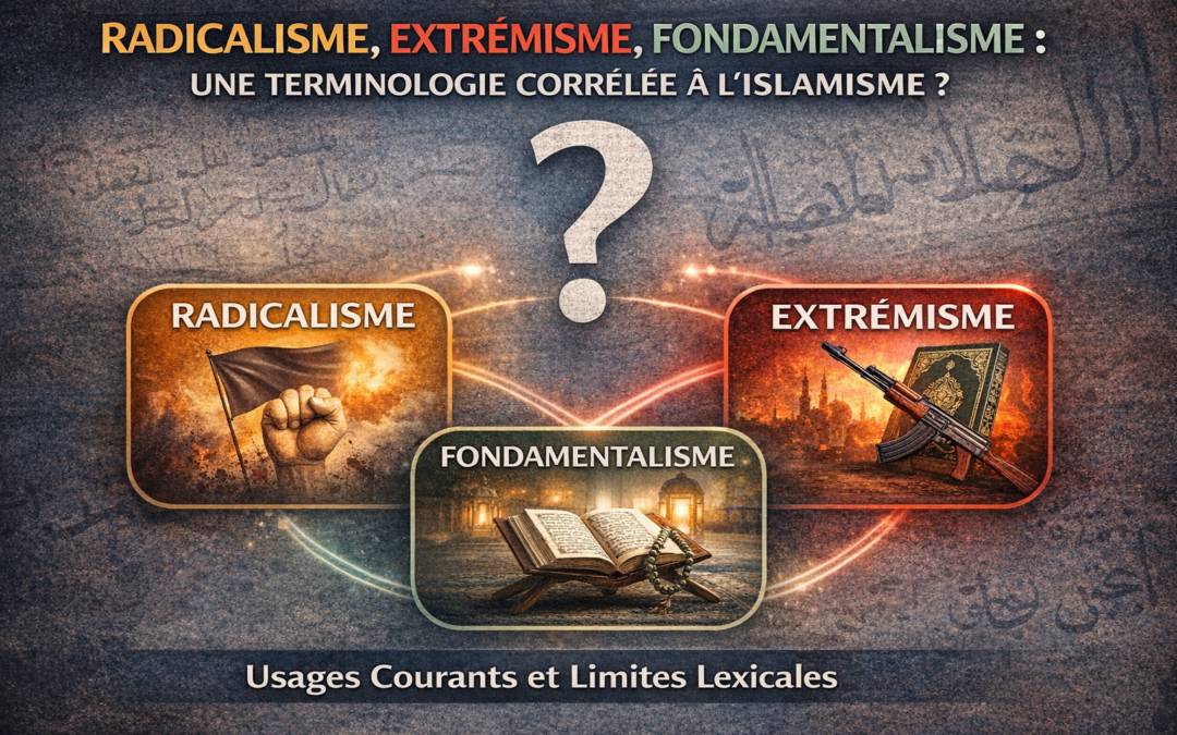 Radicalisme, extrémisme, fondamentalisme : une terminologie corrélée à l’islamisme ?