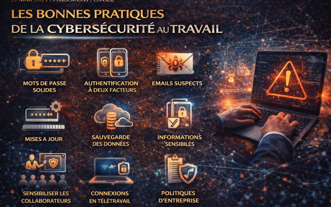 Les bonnes pratiques de la cybersécurité au travail