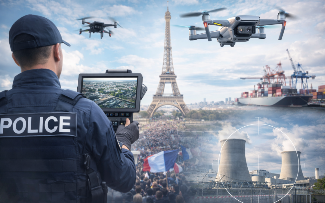 L’utilisation des drones civils pour la sécurisation des zones sensibles en France