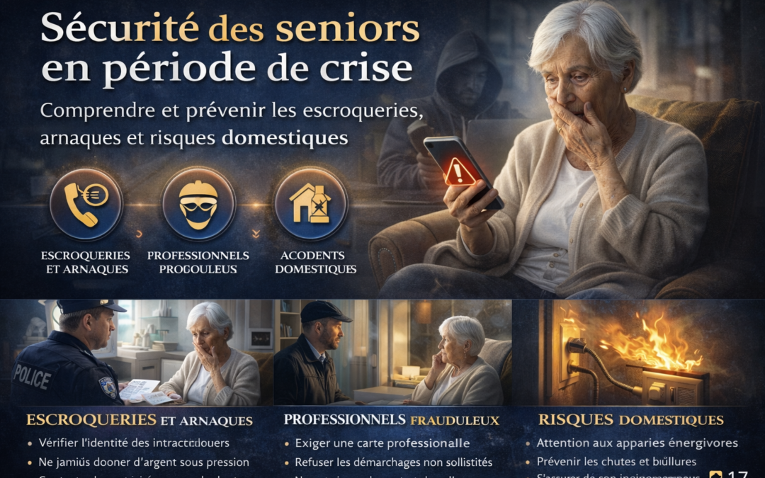Sécurité des seniors en période de crise: Comprendre et prévenir les escroqueries, arnaques et risques domestiques