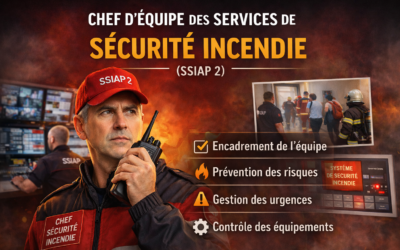 Chef d&rsquo;équipe des services de sécurité incendie (SSIAP2)