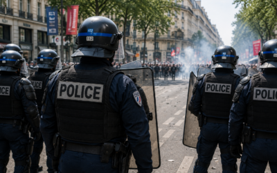 Policier en maintien de l&rsquo;ordre
