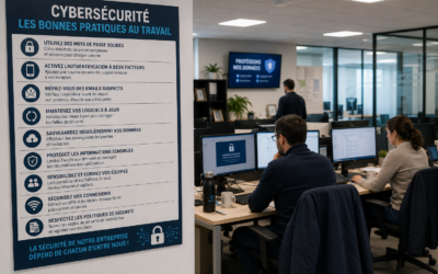 Les bonnes pratiques de la cybersécurité au travail