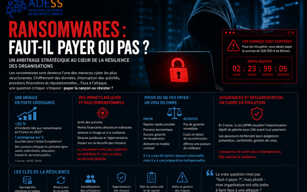 Ransomwares : payer ou non ? Un arbitrage stratégique au cœur de la résilience des organisations