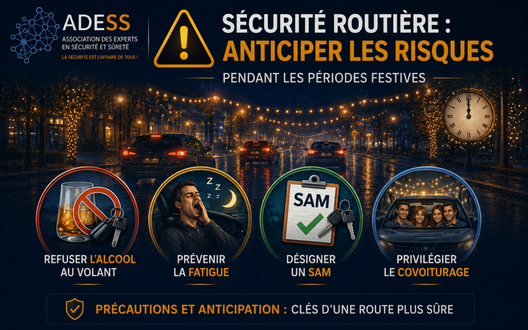 Sécurité routière : anticiper les risques pendant les périodes festives