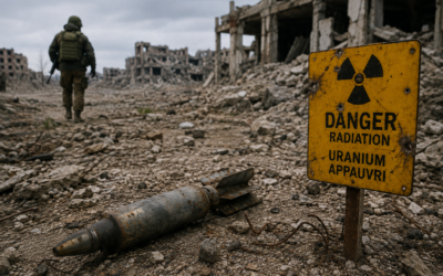 Uranium appauvri et contamination collatérale sur un terrain de conflit armé
