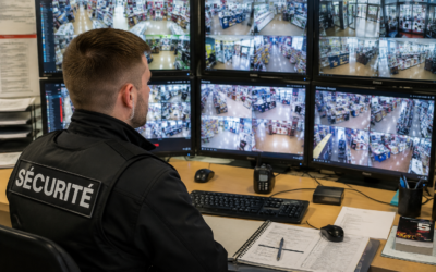 Agent de sécurité magasin vidéo