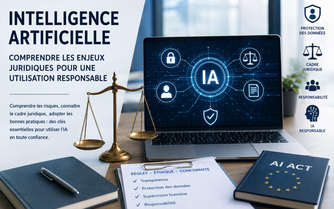 Intelligence artificielle : comprendre les enjeux juridiques pour une utilisation responsable