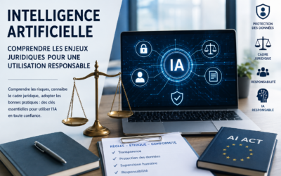 Intelligence artificielle : comprendre les enjeux juridiques pour une utilisation responsable